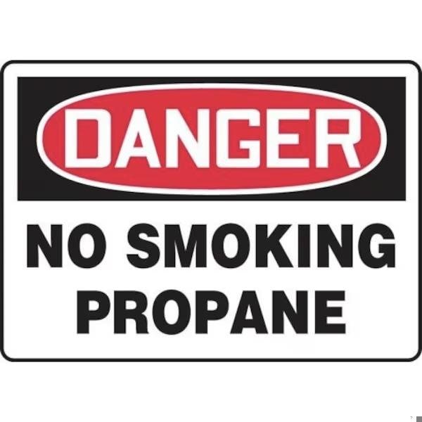 Accuform OSHA DANGER SAFETY SIGN NO SMOKING MCHL161VA MCHL161VA - main